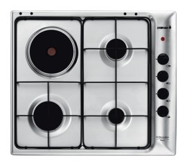 Electrolux PXL631V piano cottura Nero, Acciaio inox Da incasso Combi 4 Fornello(i)
