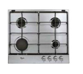 Whirlpool AKR 330/IX Argento Da incasso Gas 4 Fornello(i)