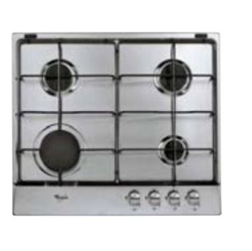 Whirlpool AKR 330/IX Argento Da incasso Gas 4 Fornello(i)