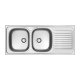 Glem Gas L2G16XSN lavello Lavello ad incasso Rettangolare Acciaio inox 2