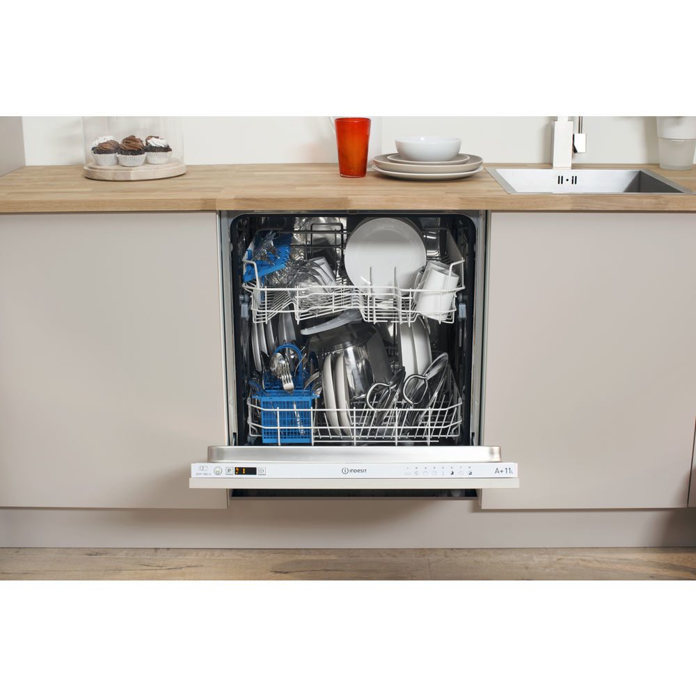 DIF14B1EU - Indesit DIF 14B1 EU A scomparsa totale 13 coperti -  Lavastoviglie da incasso - Negozi Elettronica Roma - Radionovelli