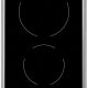 Electrolux PQX320C piano cottura Nero, Acciaio inox Da incasso Ceramica 2 Fornello(i) 2