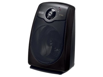 De’Longhi HVS 3031.BK stufetta elettrica Esterno Nero 2200 W Riscaldatore ambiente elettrico con ventilatore