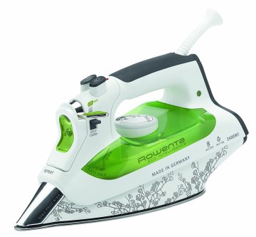 Rowenta Eco Intelligence DW6020 Ferro da stiro a secco e a vapore Acciaio inossidabile 2400 W Verde, Bianco