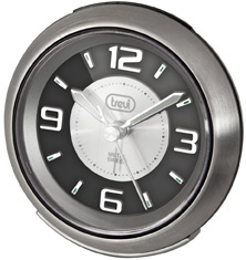 Trevi SL 3090 M Sveglia al quarzo Nero, Acciaio inox