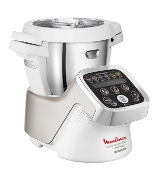 Moulinex Cuisine Companion robot da cucina 1550 W 4,5 L Argento, Bianco