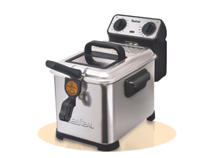 Tefal FR 4046 Singolo Nero, Acciaio inox