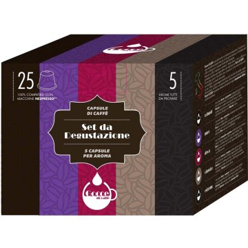 Gocce di caffè Set da Degustazione Capsule caffè 25 pz