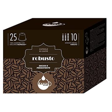 Gocce di caffè Robusto Capsule caffè 25 pz