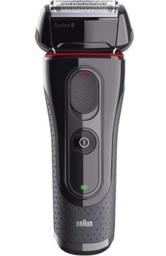 Braun 5-5020s Rasoio Trimmer Nero, Rosso