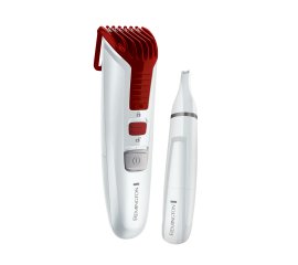 Remington MB4122 Batteria 9 1,8 cm Rosso, Bianco