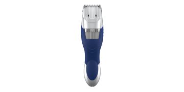 Panasonic ER-GB40, Regolabarba e tagliacapelli, Pettine accessorio, Wet&Dry, Argento/Blu