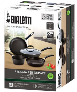 Bialetti Impact Induction Plus set di pentole