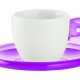 Fratelli Guzzini Art&Cafe tazza Viola, Bianco 6 pz 2