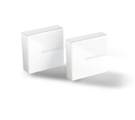 Meliconi 480525 BA organizer per cavi Parete Scatola portacavi Bianco 2 pz
