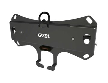 G&BL WMTHLME Supporto TV a parete Nero