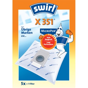 Swirl X 351 Sacchetto per la polvere