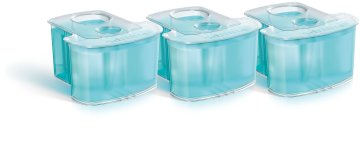 Philips Cartuccia di pulizia con sistema Dual Filter, confezione da 3