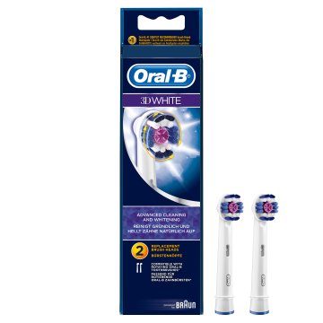 Oral-B 3D Bianco 2 pz Bianco