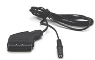 G&BL VDR656 cavo e adattatore video 1,5 m SCART (21-pin) 3.5mm Nero