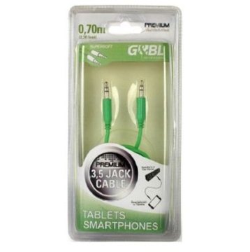 G&BL PLJJGR07 cavo audio 0,7 m 3.5mm Verde