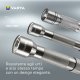 Varta Aluminium F20 LED Flashlight (incl. 2x Longlife Power C Batterie per l'uso quotidiano, 150 lumen, antiurto, 3 anni di garanzia) argento per la casa, il campeggio, l'outdoor 5