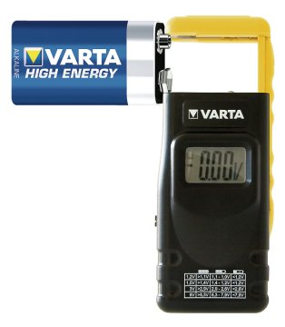 Varta 891101401 tester per batterie Nero, Giallo