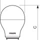 Philips CorePro Lampadina a risparmio energetico Bianco 3000 K 6,5 W ES 3