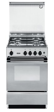 De’Longhi SEX 554 N cucina Elettrico Gas Acciaio inox