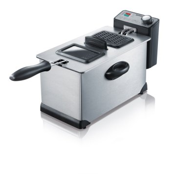 Severin FR 2431 friggitrice Singolo 3 L Indipendente 2000 W Acciaio inox