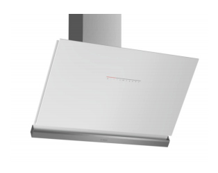 Bosch DWK98PR20 cappa aspirante Cappa aspirante a parete Acciaio inox, Bianco 840 m³/h