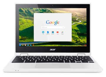 Acer Chromebook R 11 CB5-132T-C13T Intel® Celeron® N3060 29,5 cm (11.6") HD 4 GB DDR3L-SDRAM 32 GB Flash Wi-Fi 5 (802.11ac) ChromeOS Nero, Bianco