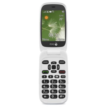Doro 6520 7,11 cm (2.8") 108 g Grafite, Bianco Telefono di livello base