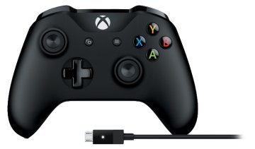 Microsoft 4N6-00002 periferica di gioco Nero Bluetooth/USB Gamepad PC, Xbox One