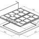 Bompani BO213MA/N piano cottura Acciaio inossidabile Da incasso Gas 4 Fornello(i) 3