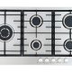 Bompani BO293MQ/N piano cottura Nero, Acciaio inox Da incasso 89 cm Gas 5 Fornello(i) 2