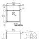 Foster S4001.1V.45x40.FT Lavello ad incasso Rettangolare Stainless steel 3