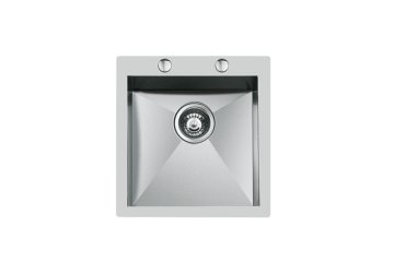 VASCA QUADRA rag. S/FT B/RUB INOX - 1205050