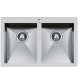Foster Quadra 80.2V.FT Lavello ad incasso Rettangolare Acciaio inox 2