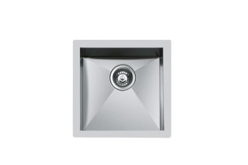 Foster Quadra.1V.40x40.FT Lavello ad incasso Quadrato Acciaio inox