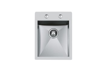 Foster Quadra.1V.34x40.Q4 Lavello montato su piano Rettangolare Acciaio inox