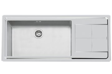 LAVELLO KE 1V71 SX+SC S/FT TPR INOX - 2211052