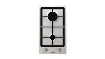 Bompani BO263LF/N piano cottura Acciaio inox Da incasso Gas 2 Fornello(i)