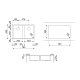 Smeg VZUM3434N lavello Lavello sottopiano Rettangolare Sintetico 3
