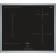 Bosch NWP645CB2E piano cottura Nero, Acciaio inox Da incasso Piano cottura a induzione 4 Fornello(i) 2