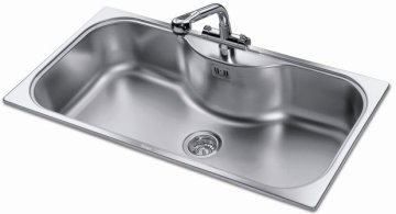 LAVELLO URAGANO 1V INOX - 1555600