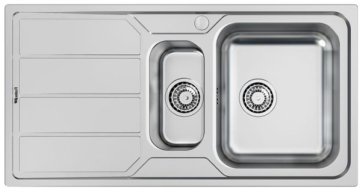 LAVELLO ELETTRA 1,5V DX+SC INOX - 5197061