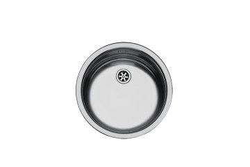 Foster Circolare Ø38.2".ST Lavello sottopiano Acciaio inox