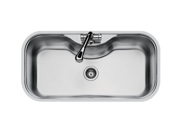 Foster Uragano.SF + kit accessori Lavello montato su piano Rettangolare Acciaio inox