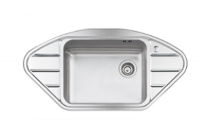 Foster Diamant.1V.STD Lavello montato su piano Acciaio inox